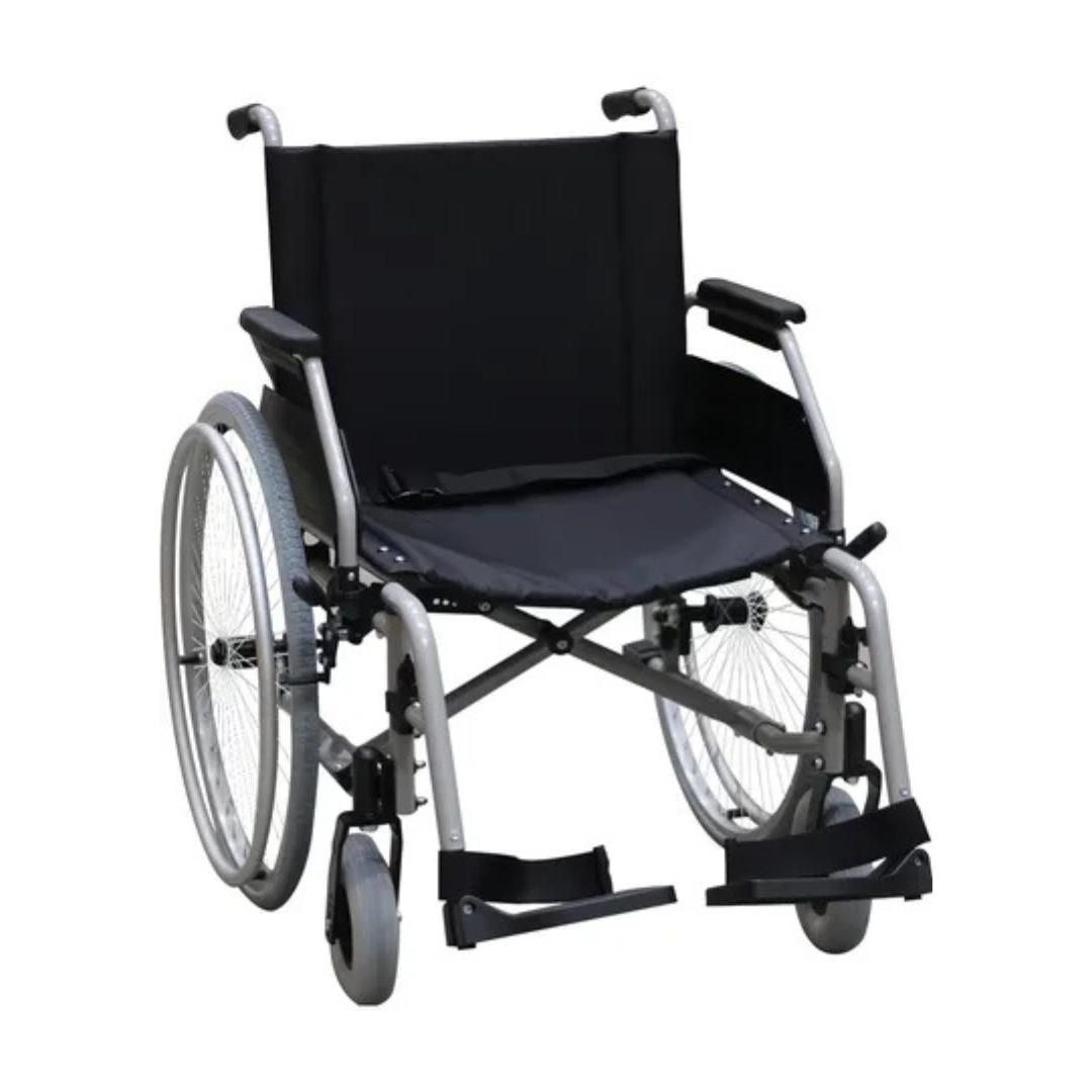CADEIRA DE RODAS PRO10000 ASSENTO 46CM, ALTURA 35CM EM ALUMINIO ATE 115KG - PROCIRURGICA