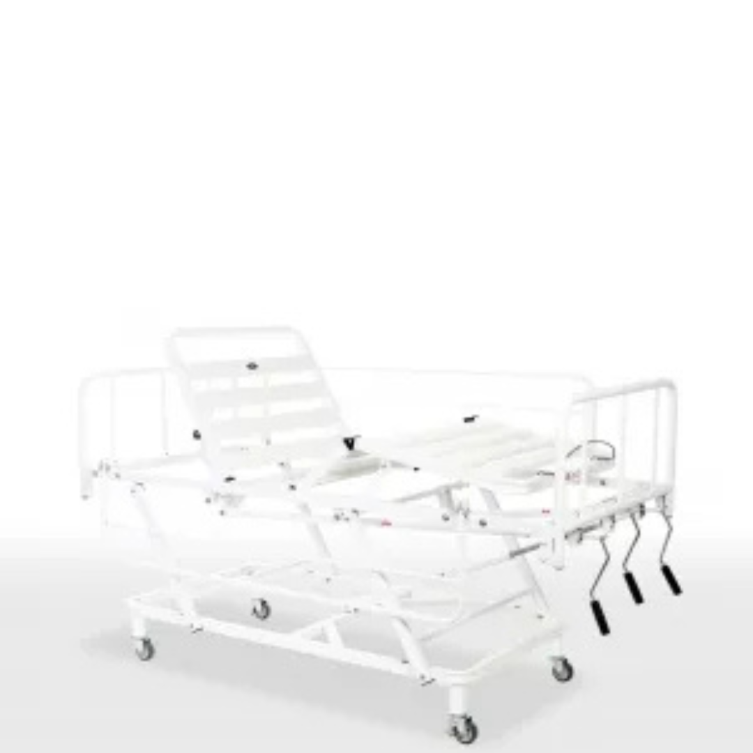 CAMA HOSP MANUAL EVOLUTION 3 MANIVELAS C/ GRADES STEEL PILATI